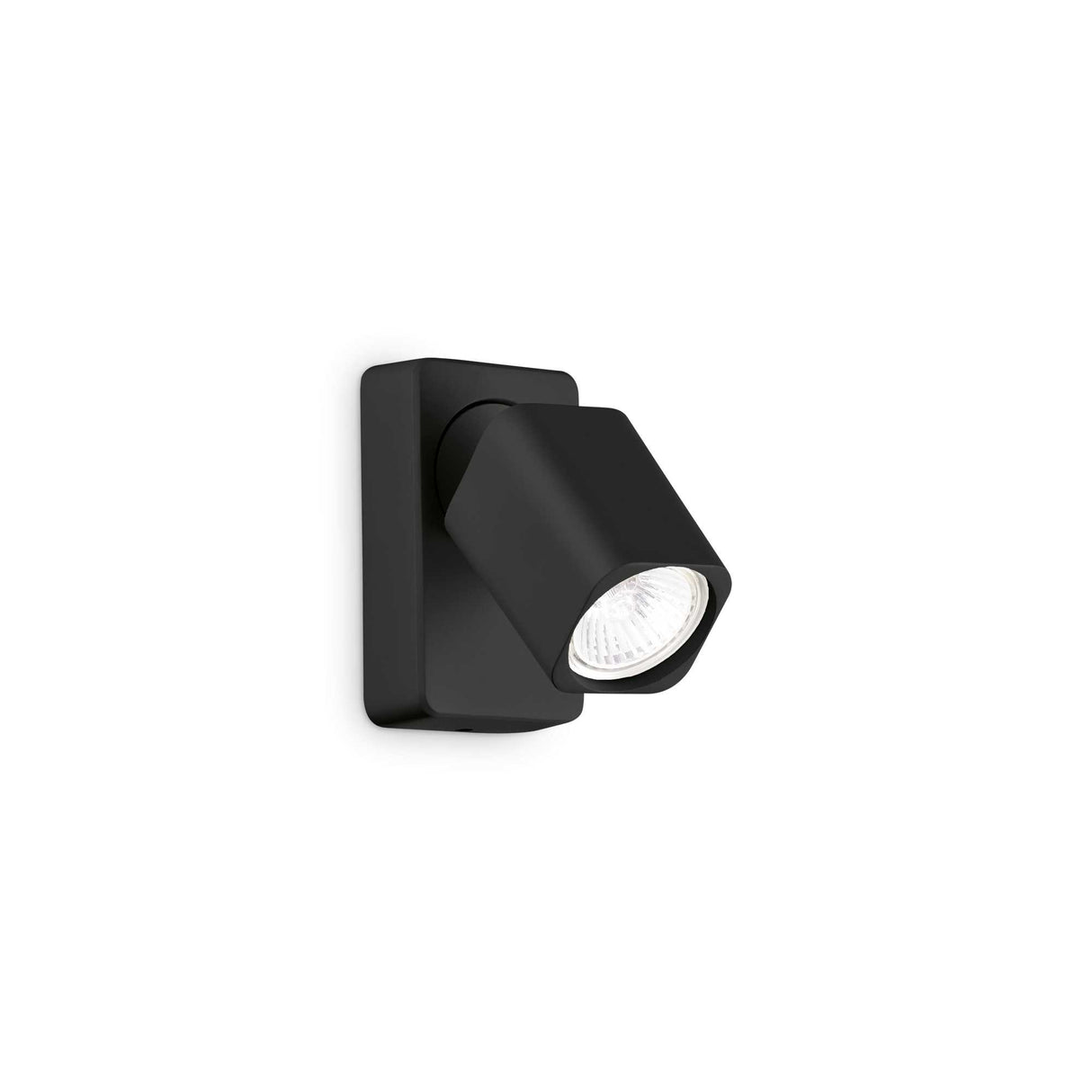 SQUARE Black RUDY Single-Bulb Wall Sconce