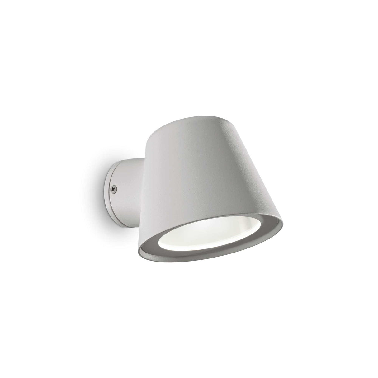 Elegant Grey Single-Bulb GAS Wall Sconce