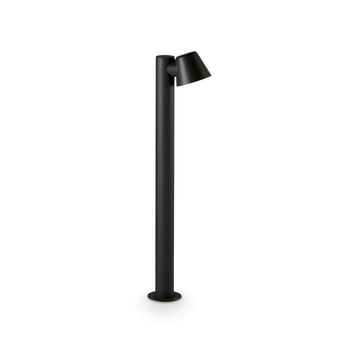 Sleek Black Single-Bulb Gas Lamp