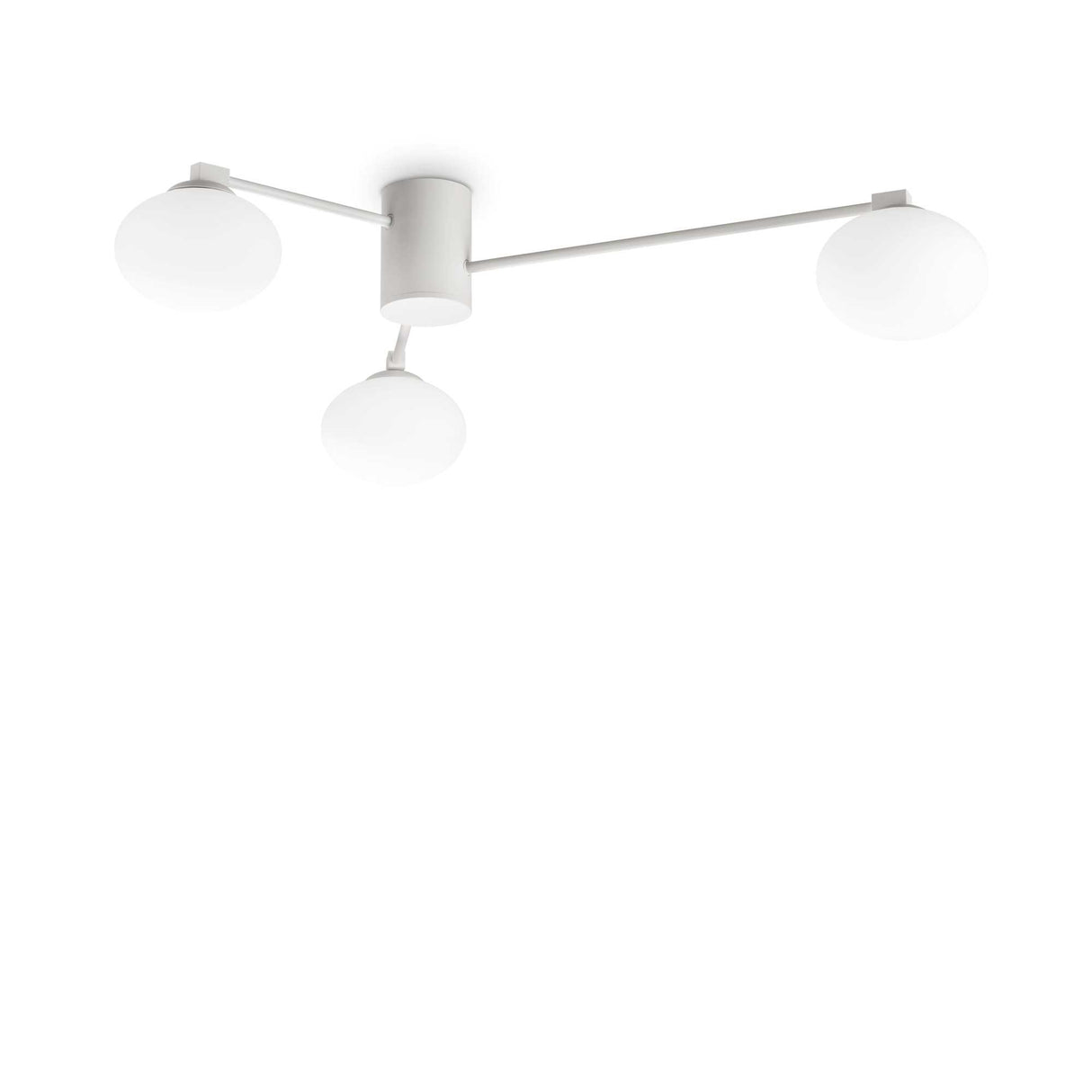 Tri-Light Elegance: HERMES Soft White Ceiling Fixture