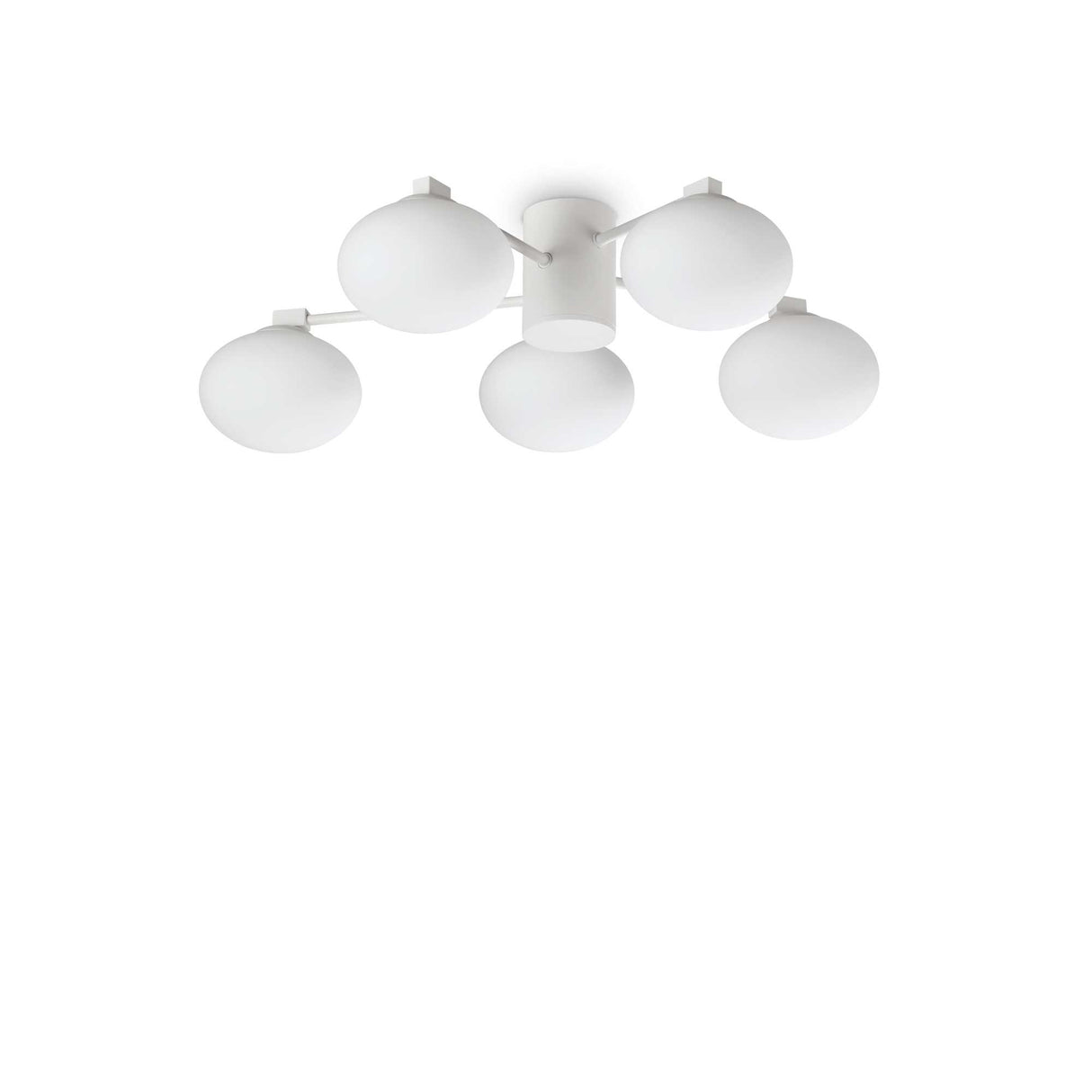 HERMES White 5-Bulb Ceiling Light D60