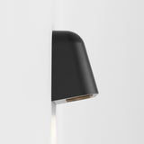Black Textured Double Sconce Wall Light