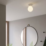 Luminous Lyra 140 Light in Glossy Glaze White