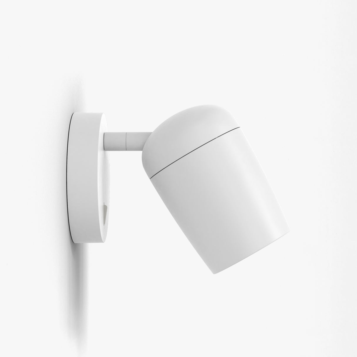 Elegant Matt White Koto Light Switch