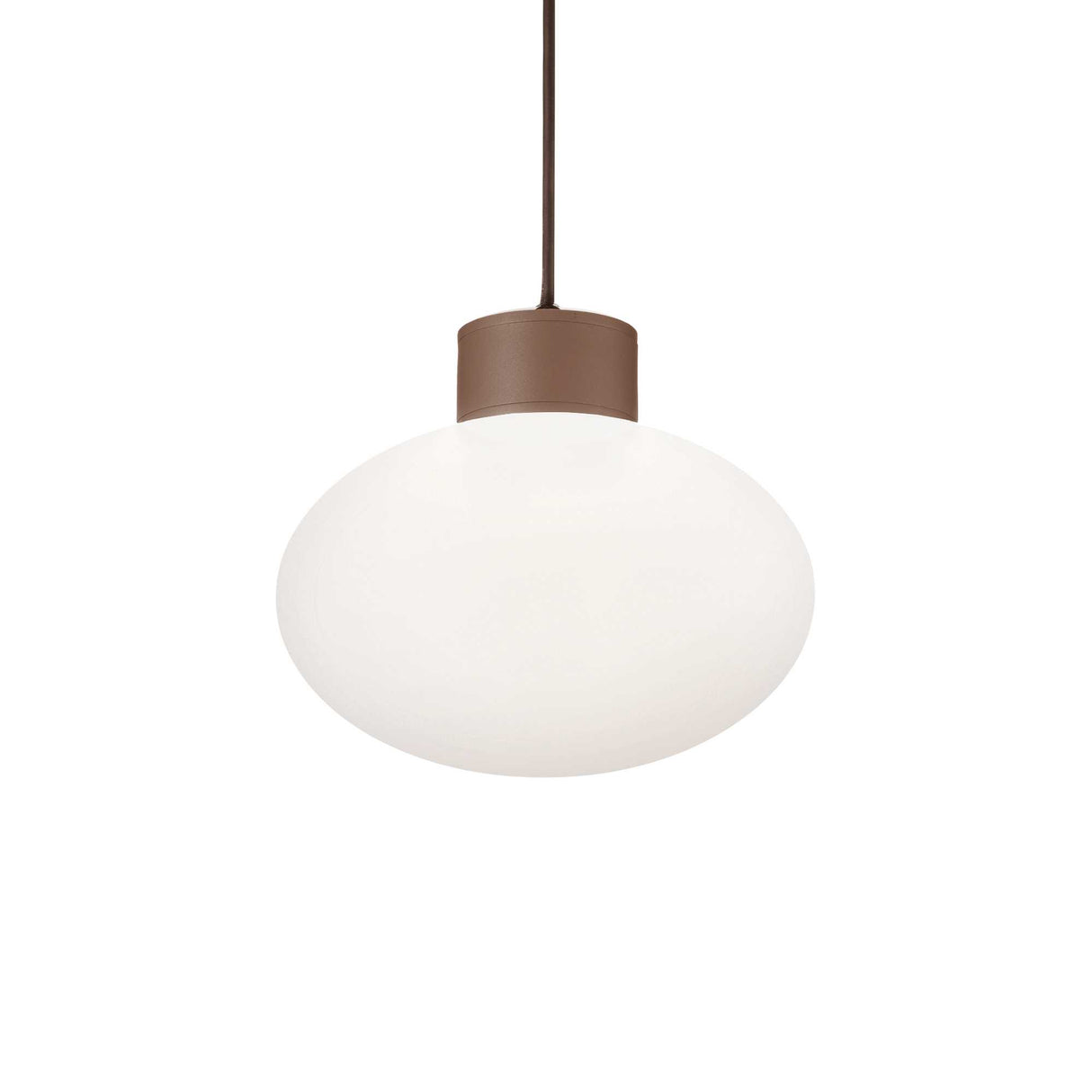 Elegant Coffee-Infused Pendant Luminaire