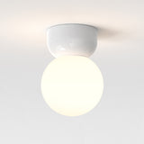 Luminous Lyra 140 Light in Glossy Glaze White