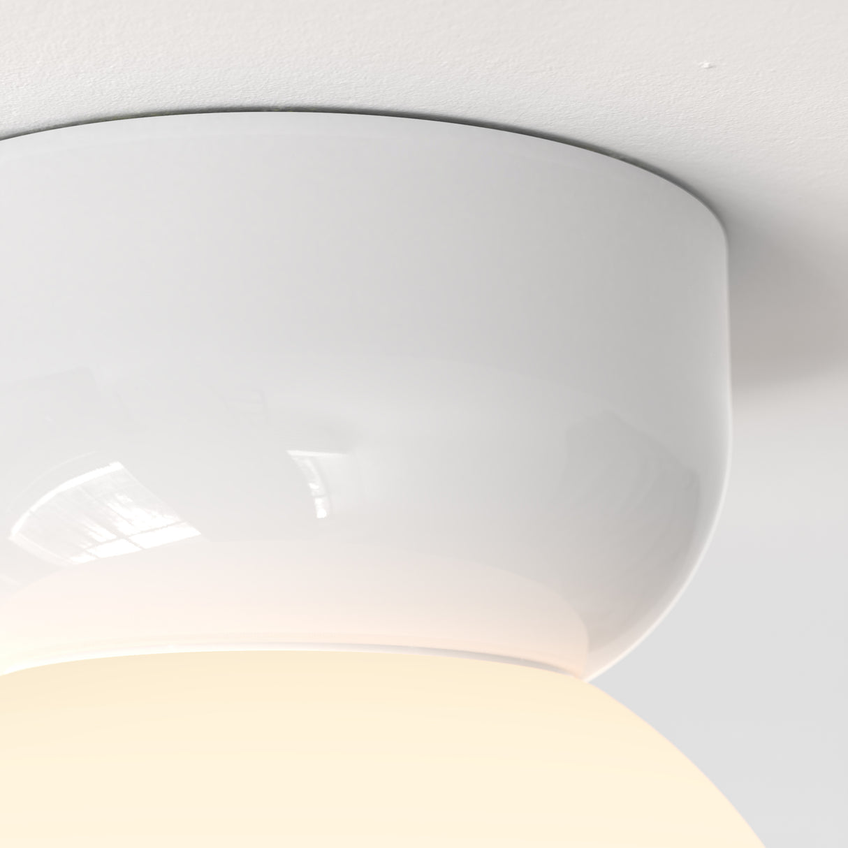 Radiant Halo 180 Light Ceiling Fixture in Matte White