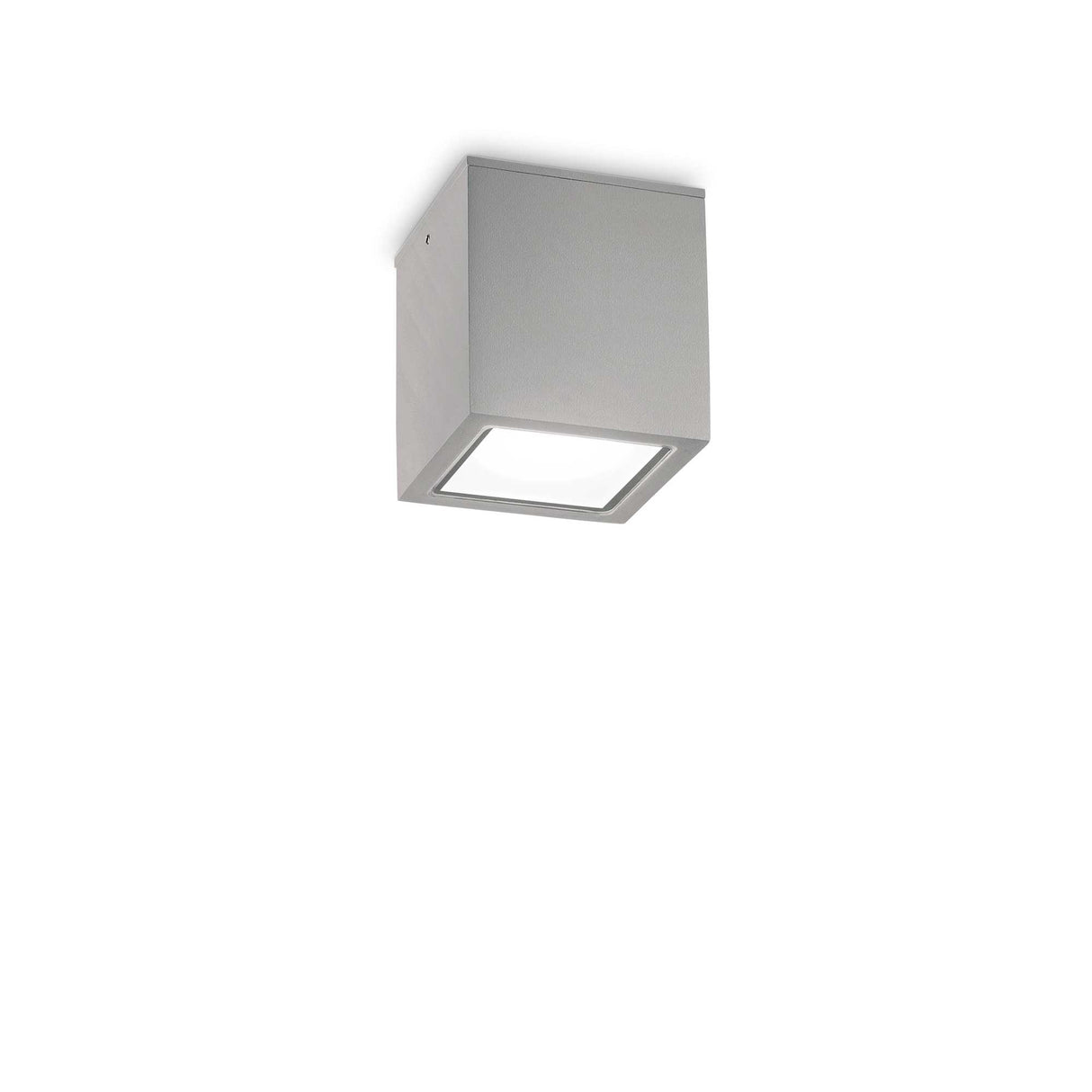 Sleek Mini Grey TECHO Ceiling Light with Single Bulb