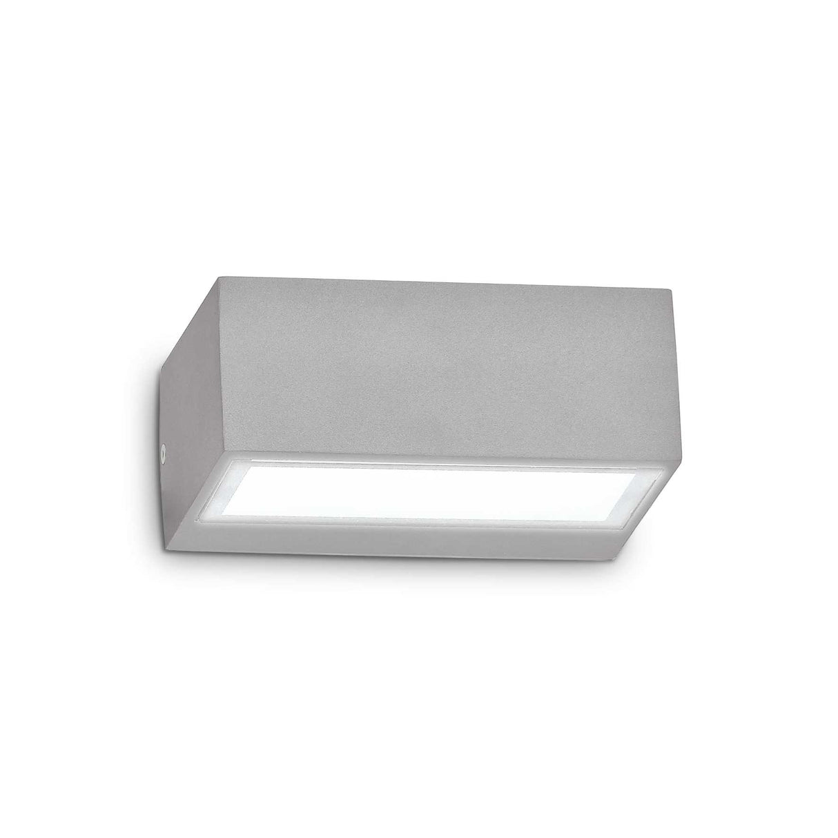 Contemporary Grey Single-Bulb Wall Sconce