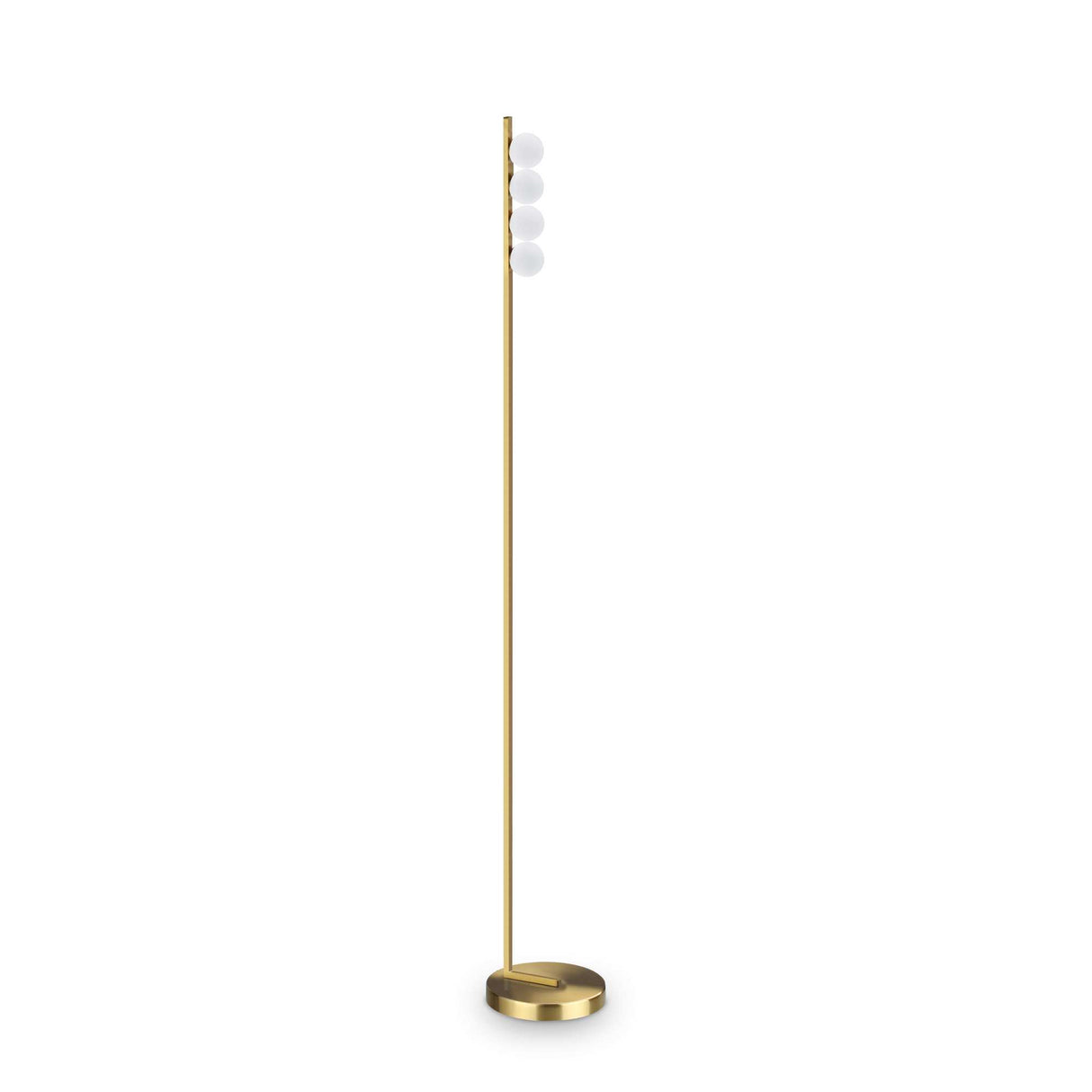 Radiant Brass Quartet: Ping Pong Lamp Illuminating in Style