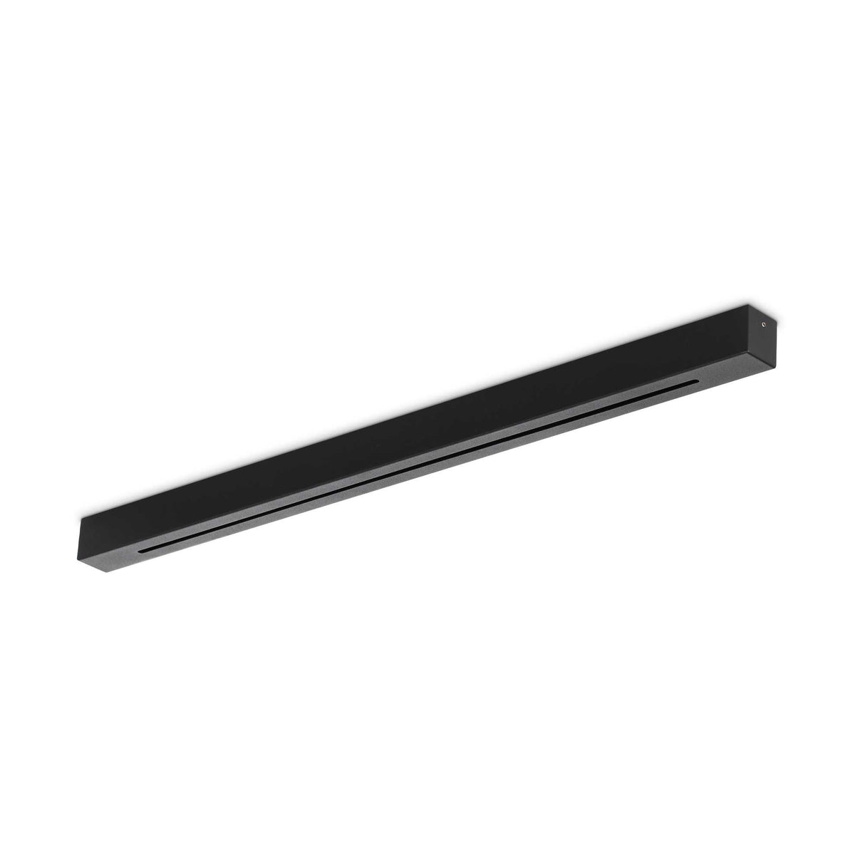 Sleek Black Linear Pendant with Four Lights