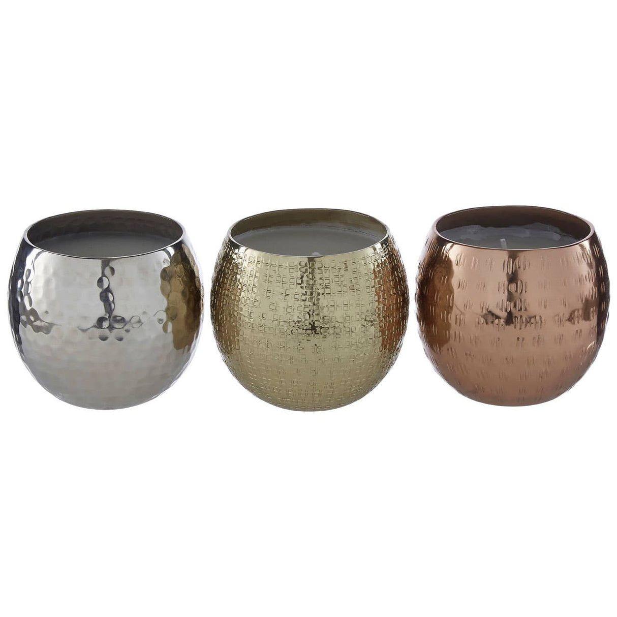 Ayla Wax Filled Candles - Set Of 3