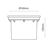 Versatile Stainless Steel Ground Light for External Use (GU10, IP65)