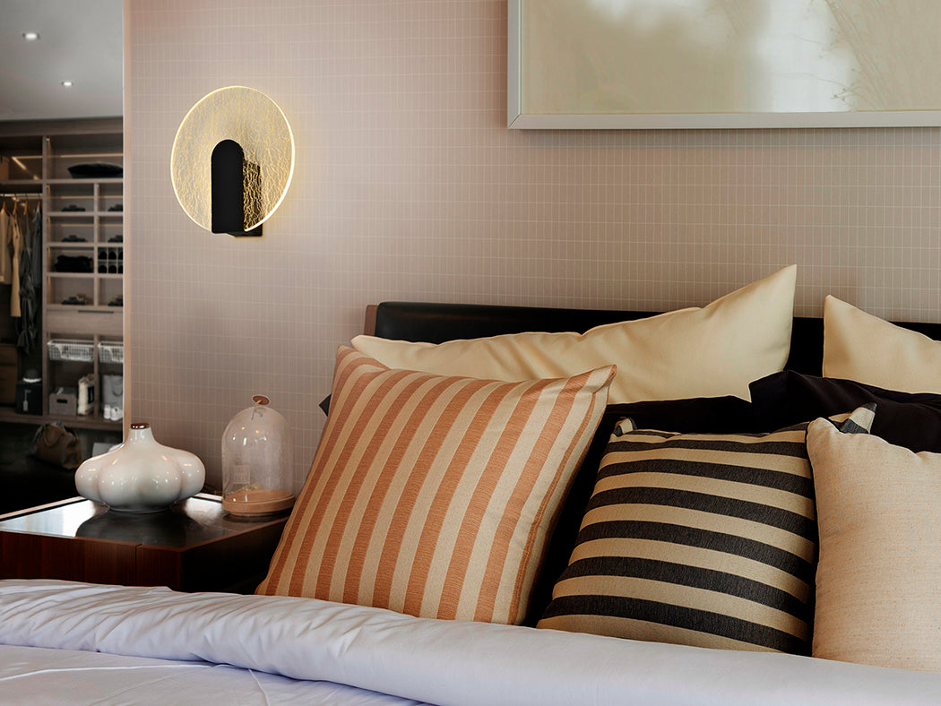 Midnight Glow Black Wall Sconce