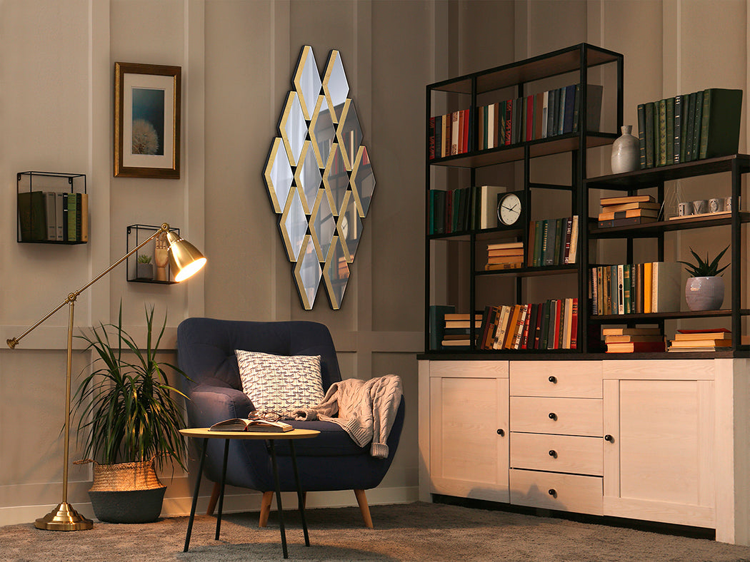 Gilded Romulo Reflective Artistry