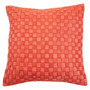 Weave Pattern Red Cushion