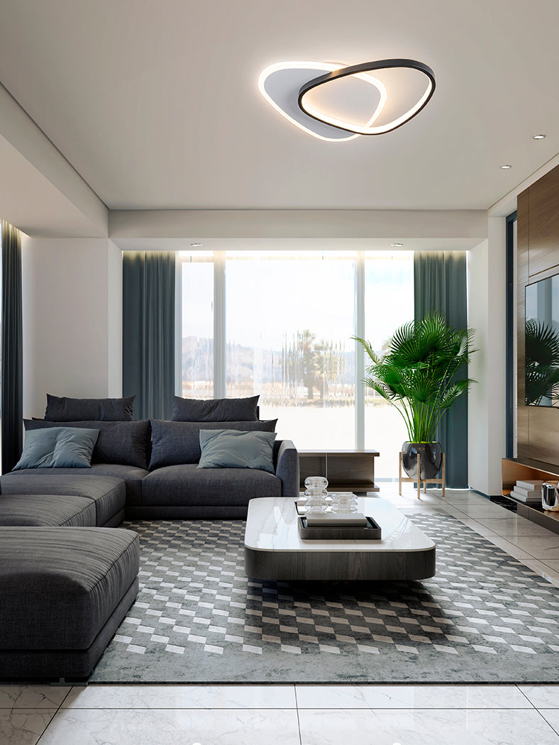 Elegant Dual-Toned Ceiling Lamp