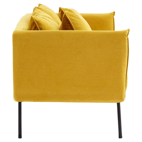 Kolding Two Seater Yellow Sofa