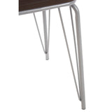 District Grey Metal / Elm Small Wood Stool