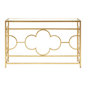 Merlin Gold Leaf Console Table