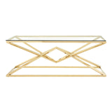 Allure Corseted Champagne Coffee Table