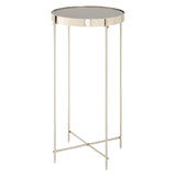 Allure Grey Mirror Tallside Table