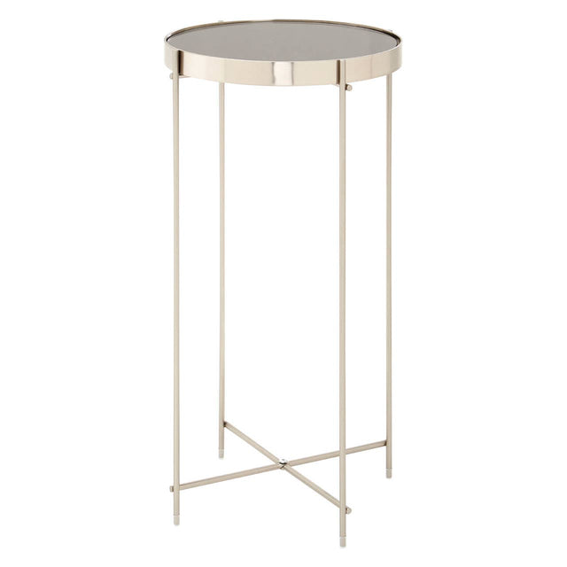 Allure Grey Mirror Tallside Table