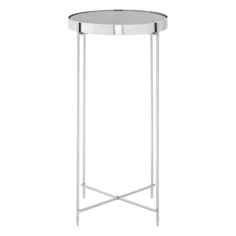 Allure Grey Mirror Tallside Table