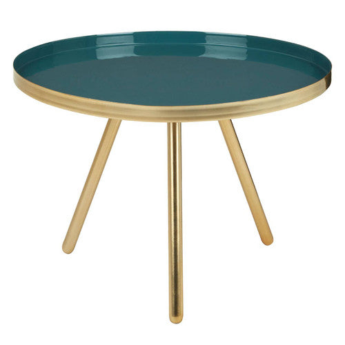 Enox Small Diesel Green Enamel Table