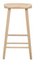 Lyon Washed Grey Oak Wood Bar Stool