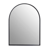 Trento Black Frame Arch Wall Mirror