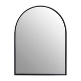 Trento Black Frame Arch Wall Mirror