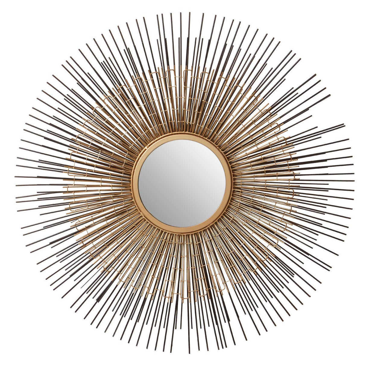 Templar Nickel And Bronze Finish Wall Mirror