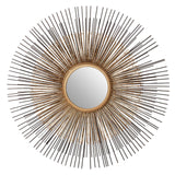 Templar Nickel And Bronze Finish Wall Mirror