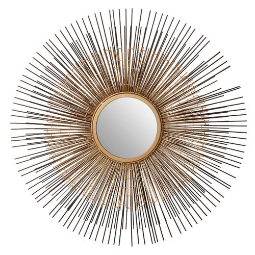 Templar Nickel And Bronze Finish Wall Mirror