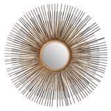 Templar Nickel And Bronze Finish Wall Mirror