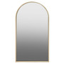 Trento Gold Frame Large Arch Wall Mirror