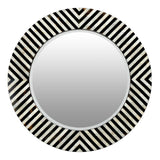 Obra Mother of Pearl Round Wall Mirror