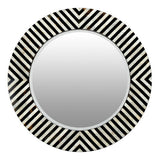 Obra Mother of Pearl Round Wall Mirror