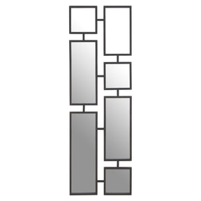 Beauly Black Finish Iron Wall Mirror