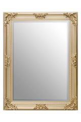 Lora Gold Finish Wooden Frame Wall Mirror