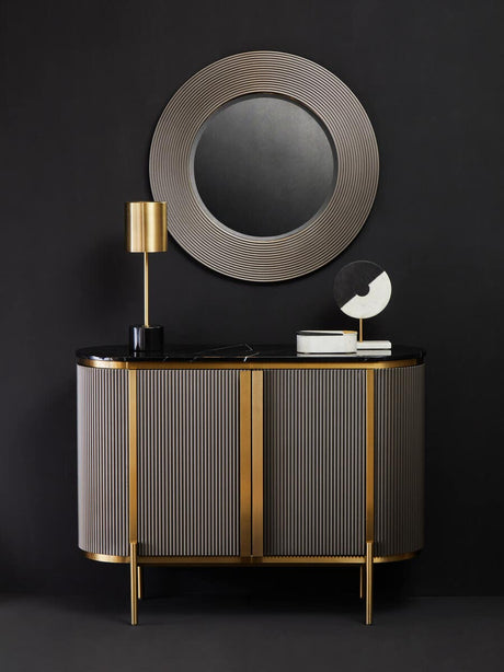 Dervio Round Wall Mirror