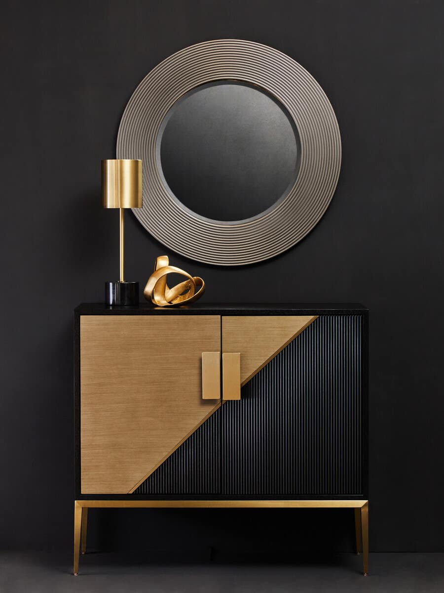 Dervio Round Wall Mirror
