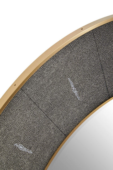 Deruta Grey Shagreen Wall Mirror