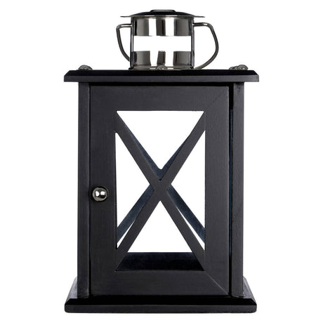 Hampstead Small Black Criss Cross Lantern