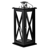 Hampstead Large Black Criss Cross Lantern