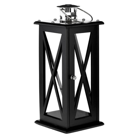 Hampstead Large Black Criss Cross Lantern