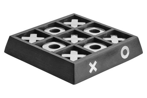 Churchill Games Black Acacia Wood Noughts and Crosses