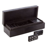 Churchill Black Wood Domino Set Games