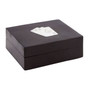 Churchill Games Black Mango Wood Playing Card Box